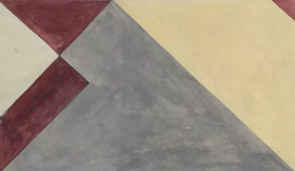 André Heurtaux — Composition with a Grey Band (Study 2), 1948/1951