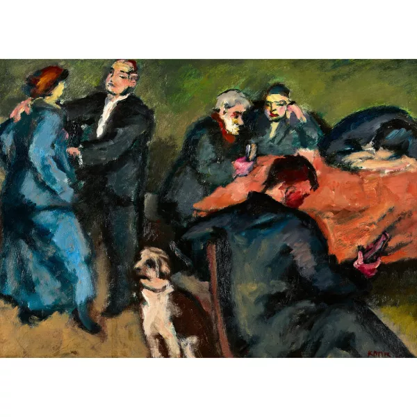 Pravoslav Kotík — "Lidé u stolu" (Company at the table).