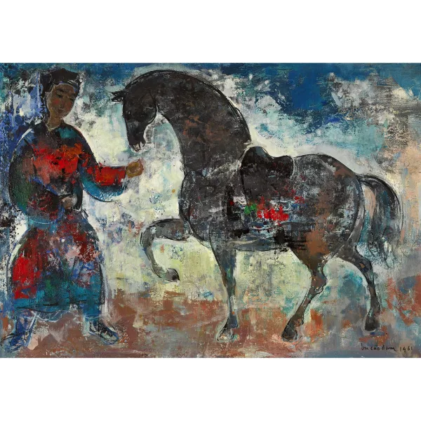 Vu Cao Dam — Cavalier et cheval.