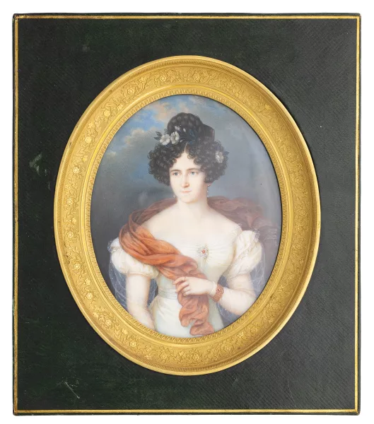 Ferdinand Georg Waldmüller — Portrait de la princesse Luise von Hohenlohe-Öhringen (1789–1851)