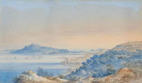 Joseph Schranz — Der Hafen von Zante