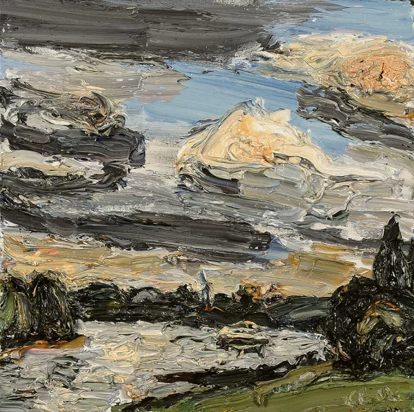 Christopher Lehmpfuhl — Wolken am Rhein, 2006
