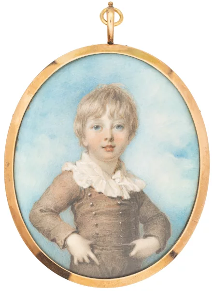 Richard Cosway — Portrait of Master Bunbury