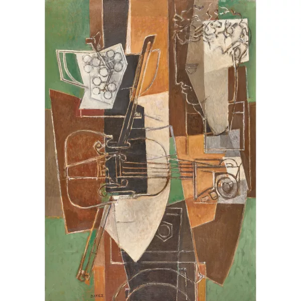 Georges Dayez — "Tête grecque et violon".