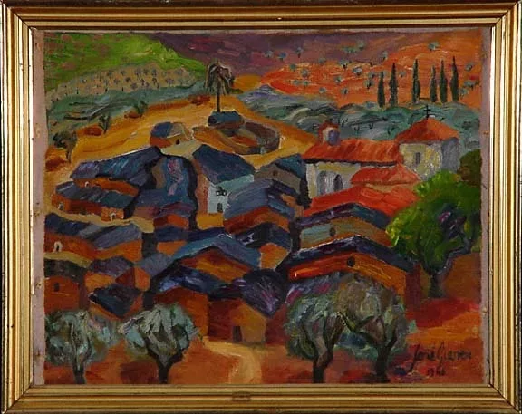 José Guerrero — Landschaft, 1946