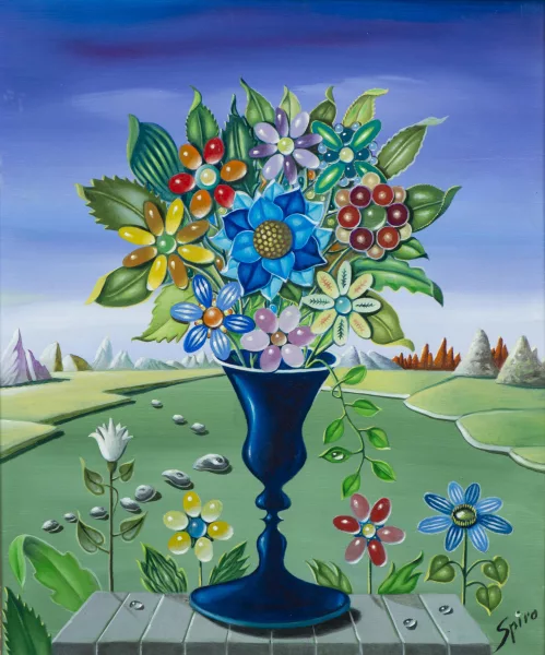 Georges Spiro — Georges SPIRO (1909-1994), Bouquet surréaliste