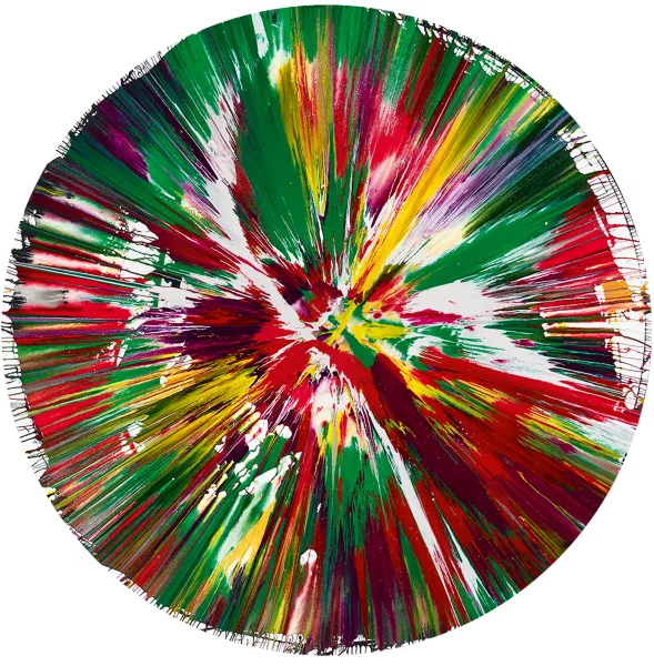 Damien Hirst — Circle Spin Painting, 2009