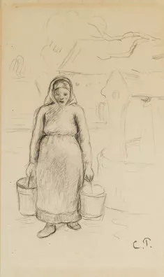Camille Pissarro — Porteuse d’eau