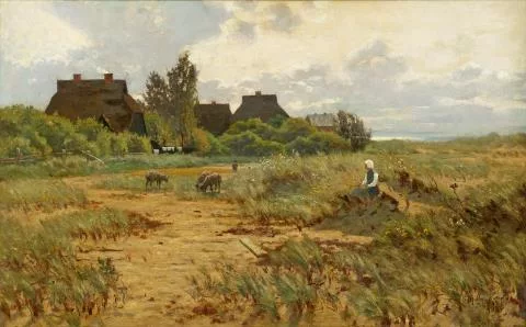 Paul Müller-Kaempff — Sommeridyll auf Fischland