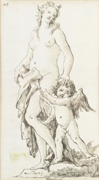 Giandomenico Tiepolo — Vénus et l'Amour