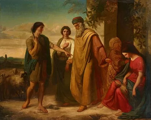 Anselm Feuerbach — Jacob freit um Rahel