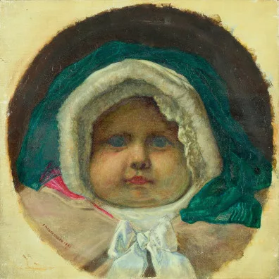 Ford Madox Brown — Lucy Madox Brown, 1861