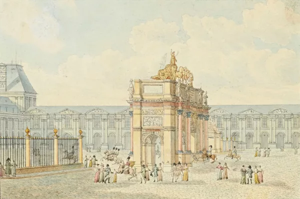 Angelo Garbizza — L'arc de triomphe du Carrousel,