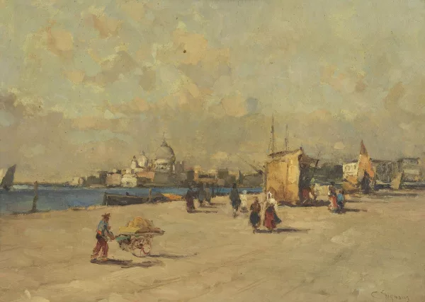 Eugenio Gignous — Venise et la Salute