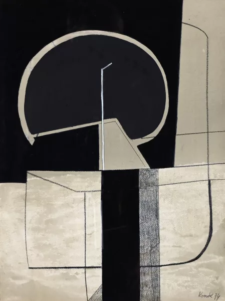 Tamas Konok — Senza titolo, 1974