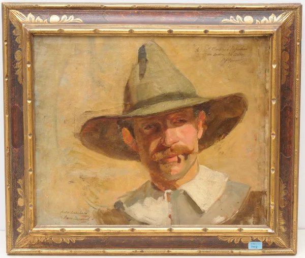 Pierre Bonnaud — Bildnis eines Mannes mit Hut