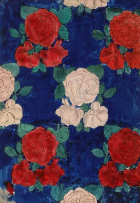 Raoul Dufy — Roses sur fond bleu