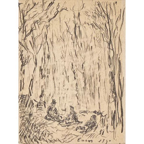 James Ensor — Dans la forêt.