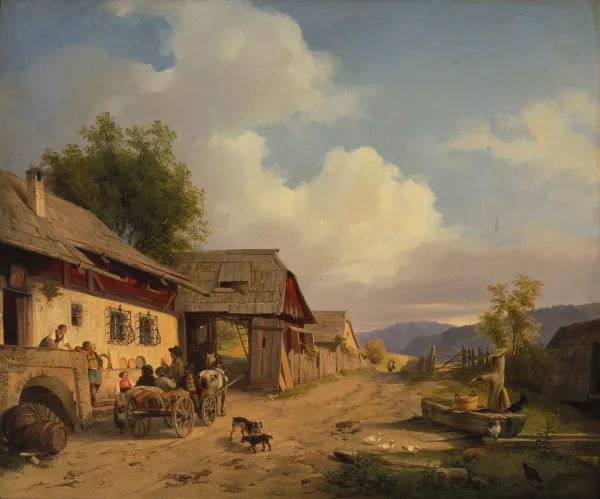 Ignaz Raffalt — Feierabend der Bauern