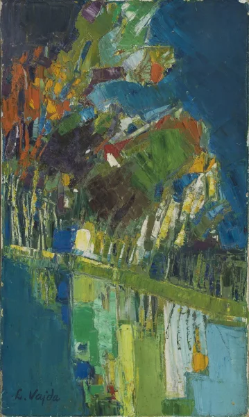Lajos Vajda — Paysage expressionniste