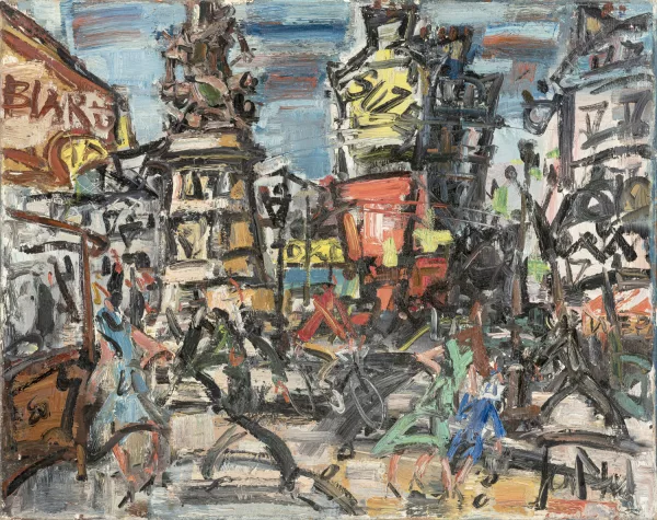 Eugène Paul — Place Clichy, Paris