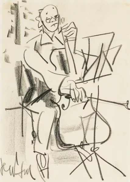 Eugène Paul — Portrait de Pablo Casals