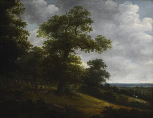 Gillis Rombouts — Attribué à Gillis Rombouts — Paysage animé,