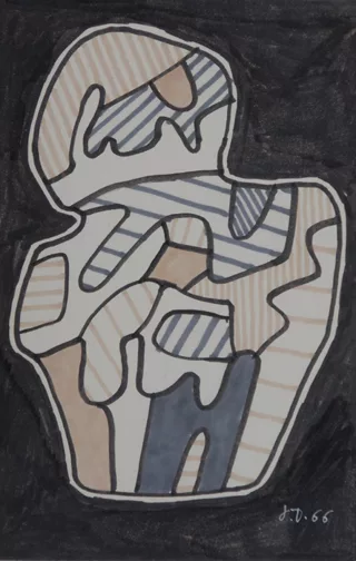 Jean Dubuffet — La Brioche I, 1966