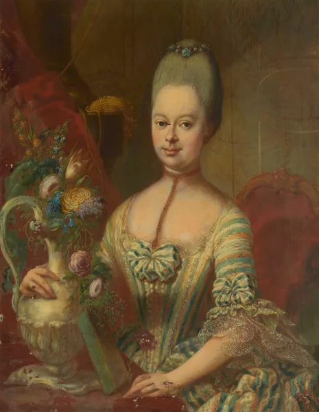 Johann Michael Baader — Attribué à Johann Michael Baader — zugeschrieben Portrait von Valerie Thurneysen im Alter von 19 Jahren