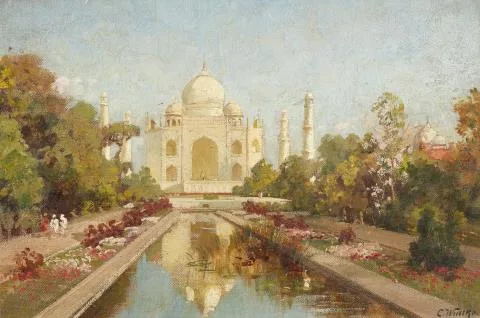 Carl Wuttke — Ansicht des Taj Mahal