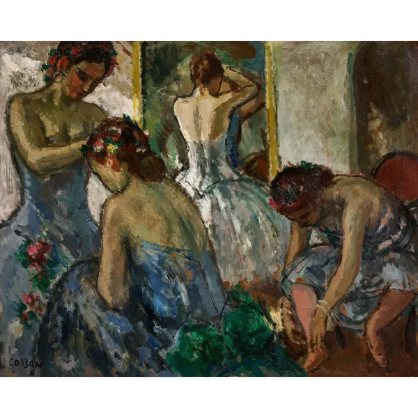 Jean Louis Marcel Cosson — Ballerines dans leur loge.