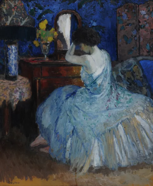 Jean Louis Marcel Cosson — Ballerine à sa toilette