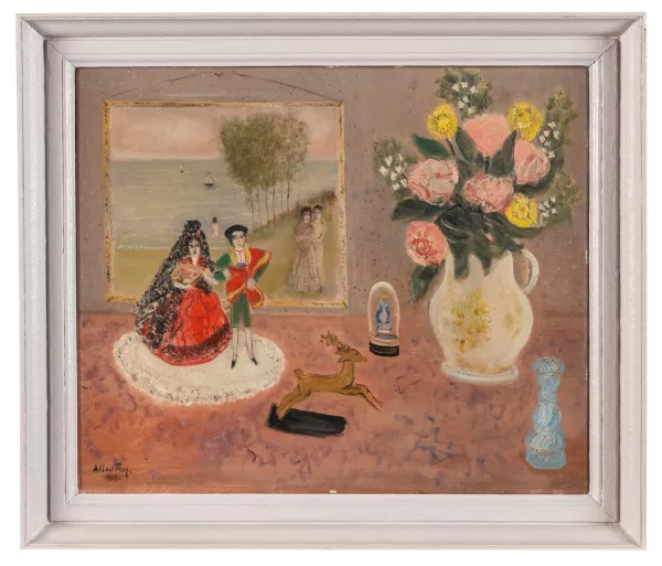 Alice Frey — Intérieur aux figurines espagnoles,