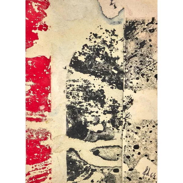 François Dufrêne — Sans titre (Carte postale Nr. 24).