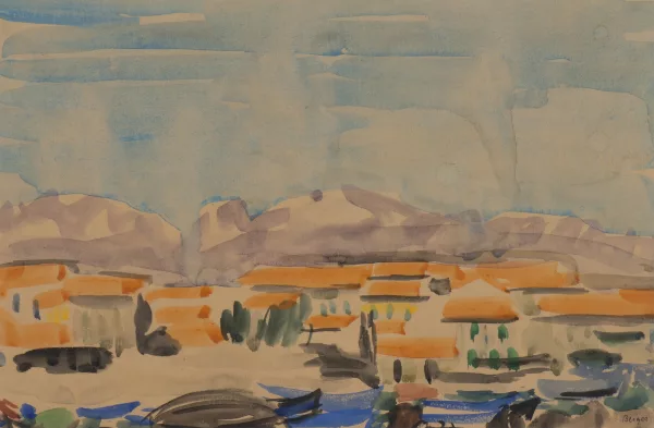 Jacques Berger — Vue d'un bourg