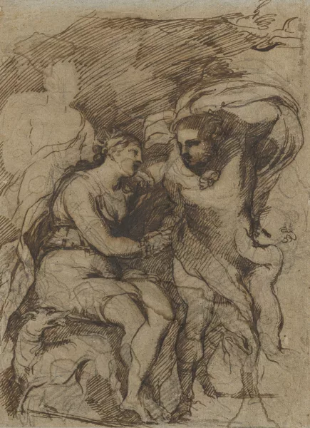 Pietro Testa — Diane et Actéon