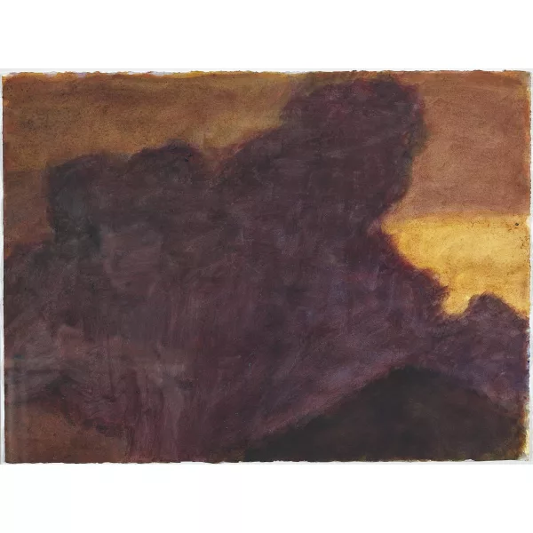 Alexandre Hollan — "L'indomptable, chène vert le soir".