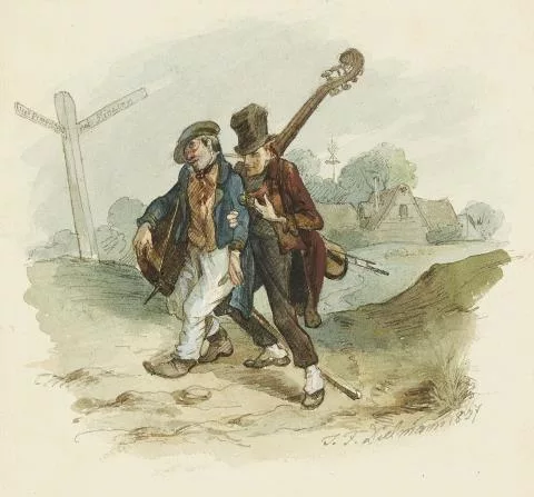 Jakob Dielmann — Herumziehende Musikanten