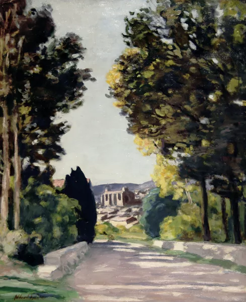 Albert André — Entrée de Laudun, 1927