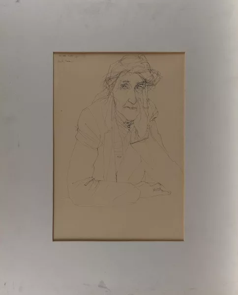 Michel Ciry — Portrait d'une vieille femme