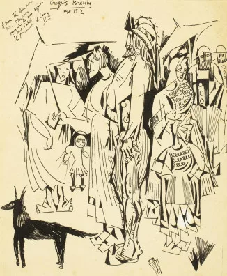 Amadeo de Souza-Cardoso — Croquis Breton, 1912