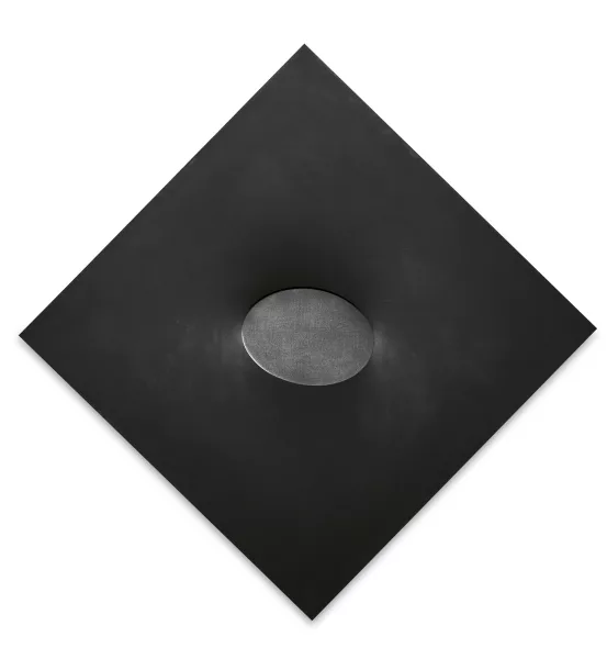 Turi Simeti — Un ovale noir, 1968