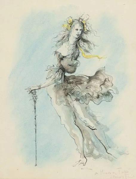 argentinar jatorriko frantses pintorea — Giovane donna con nastri gialli