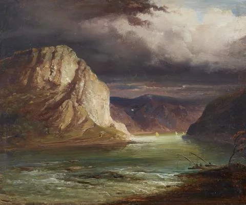 Caspar Scheuren — Der Felsen der Loreley