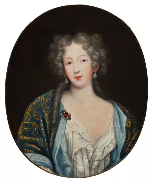 Pierre Mignard — Suiveur de Pierre I Mignard — Portrait de Marie-Angélique de Scorrailles de Roussille, duchesse de Fontanges