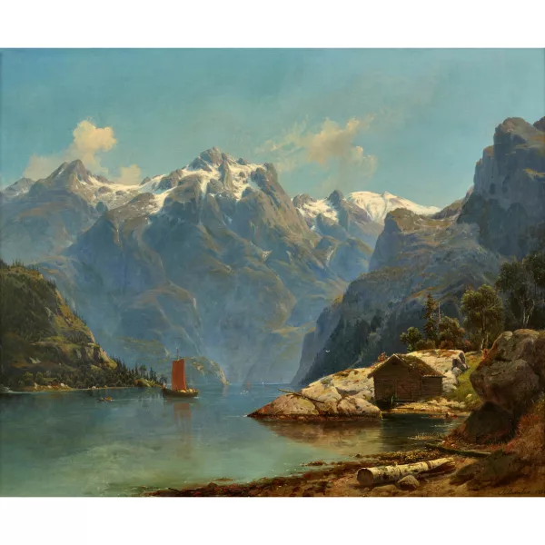 J. B. Duntze — Paesaggio del Lago dei Quattro Cantoni.