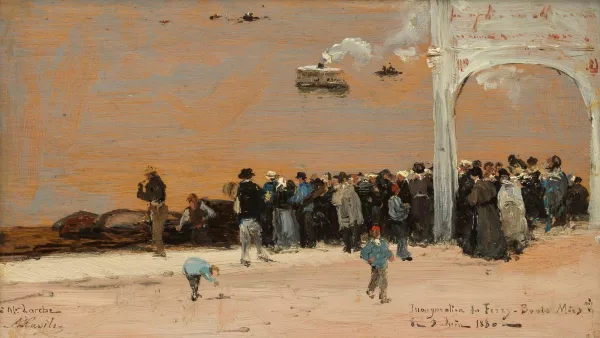 Alfred Casile — Inauguration du Ferry Boat
