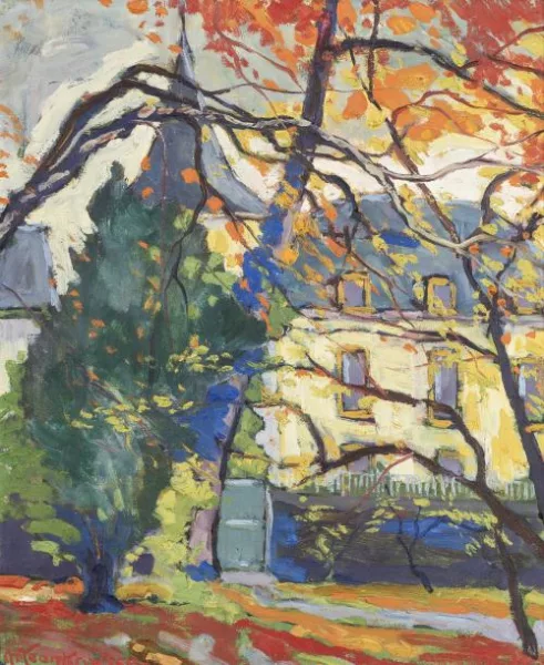 Antoon Kruysen — Antoon KRUYSEN(1898-1977, NL), 'Paysage d'automne'