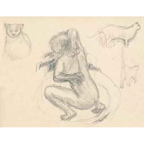 Pierre Bonnard — Die Frau und die Katzen