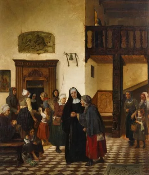 Rudolf Jordan — Suppentag in einem französischen Kloster